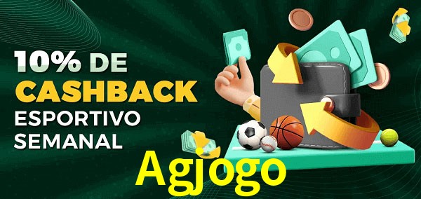 10% de bônus de cashback na Agjogo